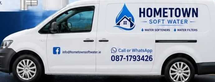 Hometown Soft Water service van